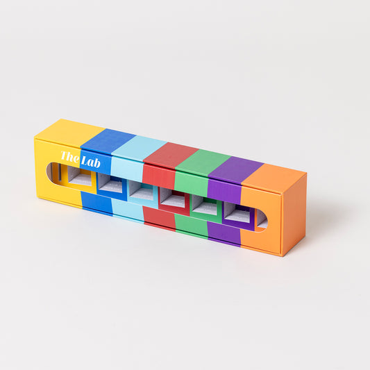 Hue V1, Color Full Candles Box with Slit Window