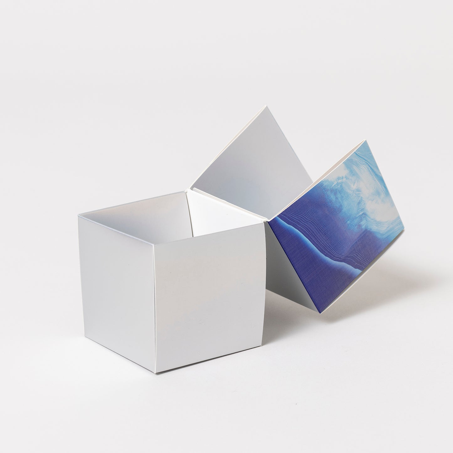 Prism V1, Folded Candle Cup Paper Box