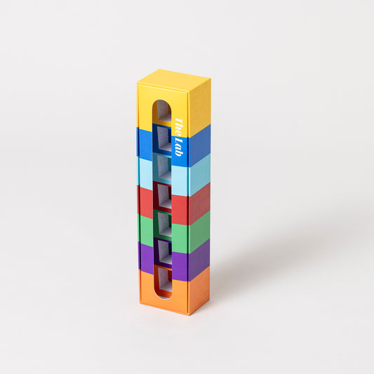 Hue V1, Color Full Candles Box with Slit Window