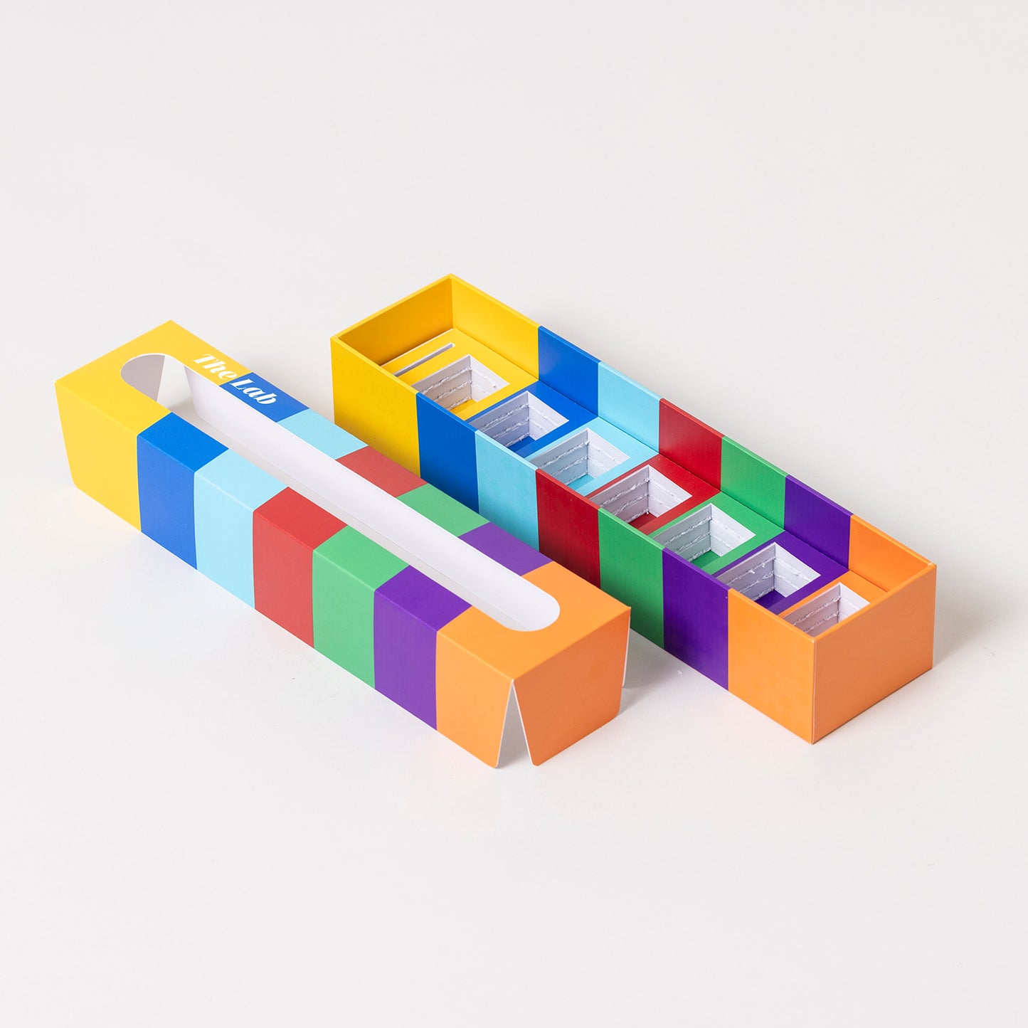 Hue V1, Color Full Candles Box with Slit Window